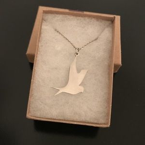 Dove Silver Necklace